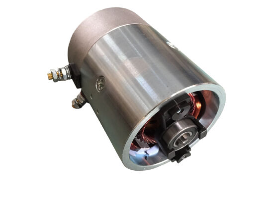 Chất lượng  White Zinc 1600W 12 Volt DC Motor for Hydraulic Power Pack Units nhà máy sản xuất